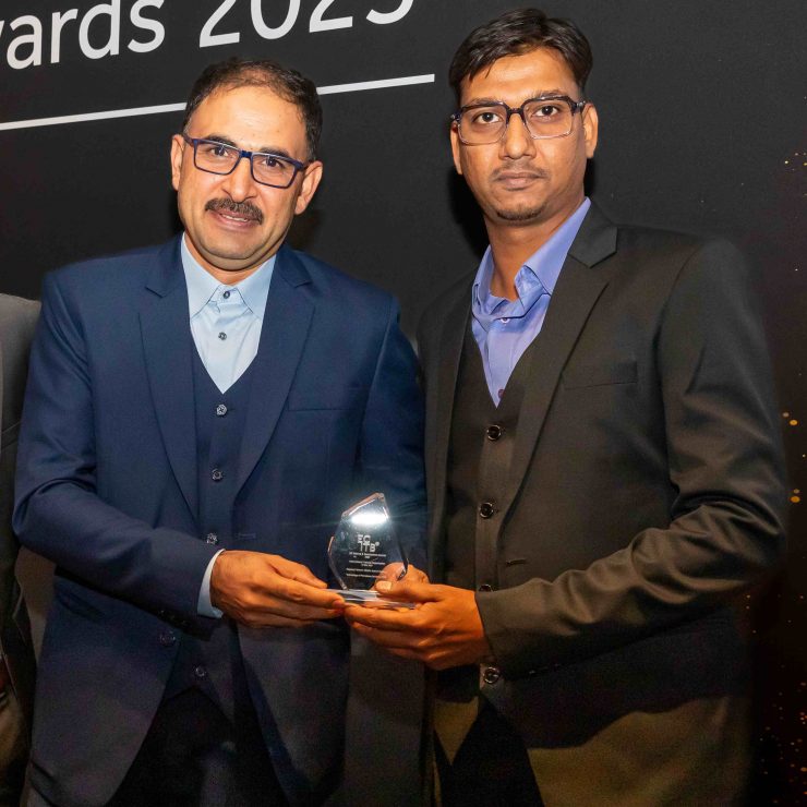 TPS With Its Regional Award Trophy At The ECI Awards