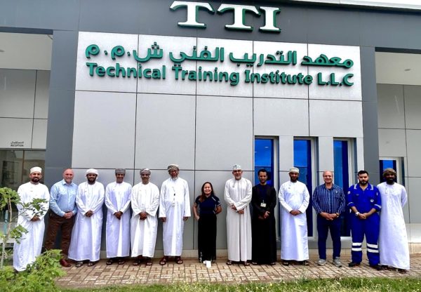 ECITB Global's Grace Omit on her visit to TTI for the first day of delivery of the ECITB International Diploma